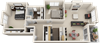 Aspire Apartments at Mountlake Terrace B2 Floor Plan